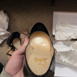 Christian Louboutin Black Patent Leather Heels